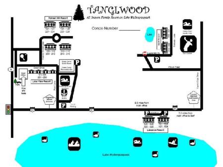 Tanglwood Map